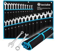 EMBOUT DE TOURNEVIS - TECTAKE - Jeu de clés polygonales à fourche large choix pour un travail précis - Noir/Bleu