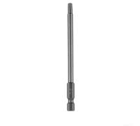 Embout de tournevis Torx Star fabriqué en alliage d'acier trempé pour vis inviolables compatible avec les perceuses électriques Tige hexagonale de 6,35 mm de long 100 mm de long T7 T8 pour T9 pour T10