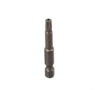 Embout de tournevis Torx T10-T40 50 mm tige hexagonale 1/4 pour acier S2 pour visseuse à percussion, bois, métal, maçonnerie (T25)
