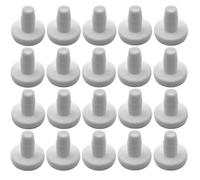 Embout de tube - CYCLINGCOLORS - Ø16mm x 6,5mm - Plastique - Lot de 20 - Blanc