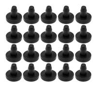 Embout de tube - CYCLINGCOLORS - Ø16mm x 6,5mm - Polyéthylène - Lot de 20 - Noir