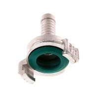 Embout de tuyau 13 mm (1/2'') Coupleur en acier inoxydable pour tuyau de jardin GEKA