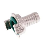 Embout de tuyau 19 mm (3/4'') pour tuyau d'arrosage GEKA Coupleur en acier inoxydable