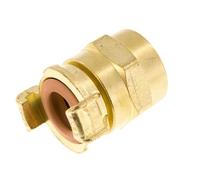 Embout de tuyau 25 mm (1'') GEKA Coupleur en laiton pour tuyau de jardin KTW Raccord pour tuyaux industriels