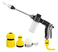 Embout de tuyau haute pression | Nettoyeur portable avec jets réglables - Multifonction Haute Pression pour Lavage Auto,Pour maison jardin et extérieur