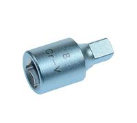 Embout de vidange, chrome vanadium, male, 3/8, carré, 8 mm - AUTOBEST