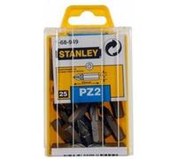 Embout de vissage pozidriv pz2 25mm - 25pieces - 1-68-949 G