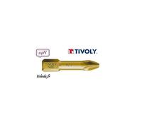 Embout de vissage Tivoly Extra dur torsion Pozidriv 25mm N2 x10