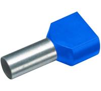 Embout double d'extrémité de câble Cimco 18 2404 0.75 mm² x 10 mm partiellement isolé bleu 100 pc(s)