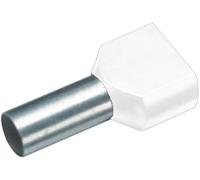 Embout double d'extrémité de câble Cimco 18 2432 0.75 mm² x 8 mm partiellement isolé blanc 100 pc(s)