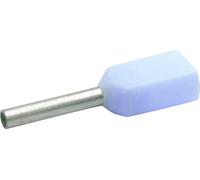 Embout double dextrémité de câble Klauke 8688 0.34 mm² x 8 mm partiellement isolé turquoise 1000 pc(s)