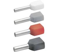 Embout double dextrémité de câble Klauke 87110 1 mm² x 10 mm rouge 1000 pc(s)
