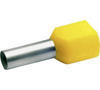 Embout double d'extrémité de câble Klauke 87614 10 mm² x 14 mm partiellement isolé rouge 100 pc(s)
