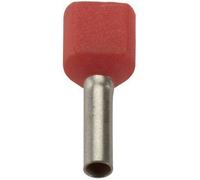 Embout double d'extrémité de câble LAPP AHI-TWIN 2X10 RD 61802034 10 mm² x 14 mm partiellement isolé rouge 100 pc(s)