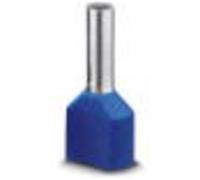 Embout double dextrémité de câble Phoenix Contact AI-TWIN 2X 0,75- 8 BU 3240668 0.75 mm² x 8 mm partiellement isolé bleu 100 pc(s)