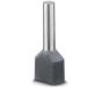 Embout double dextrémité de câble Phoenix Contact AI-TWIN 2X 2,5 -10 GY 3240669 2.5 mm² x 10 mm partiellement isolé gris 100 pc(s)