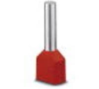 Embout double d'extrémité de câble Phoenix Contact AI-TWIN 2X1-12 RD 3240679 1 mm² x 12 mm partiellement isolé rouge 100 pc(s)