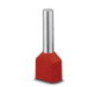 Embout double dextrémité de câble Phoenix Contact AI-TWIN 2X1-12 RD 3240679 1 mm² x 12 mm partiellement isolé rouge 100 pc(s)
