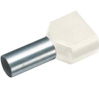 Embout double dextrémité de câble Vogt Verbindungstechnik 470914D 16 mm² x 14 mm partiellement isolé ivoire 100 pc(s)