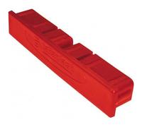 Embout en plastique de règle aluminium 100x18mm rouge - TALIAPLAST - 380110
