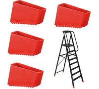 Embout Escabeau,4Pcs Couvre Pieds D'échelle Universels, Patin Echelle de Remplacement, Pied Escabeau Pour Sécurité et Stabilité