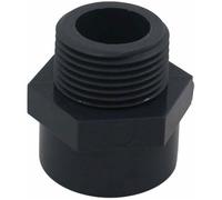 Embout filete pvc male 32mm embout a visser piscine raccord mixte pvc manchon fileté pvc，DN25，2pcs (Diamètre Interne 32mm - 1"" filet