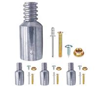 Embout fileté standard, pointe de rechange américaine pour manche d'extension ou manche télescopique, extrémité filetée pour tige de 2,2 cm ou 2,5 cm de diamètre extérieur (2,5 cm)