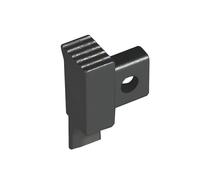 Embout gauche pour profilé Squarestepp aluminium noir (H= 9 mm)