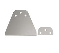 Embout grattoir de sol 6 pouces, embout ciseau en acier à ressort SDS Plus à 2 rainures pour le décapage des carrelages et du mortier, compatible avec les perceuses-ponces