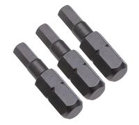 Embout hexagonal de 4 mm, tournevis hexagonal llen H4 de 4 mm x 25 mm, embout d'insertion à tige hexagonale de 1/4" pour tournevis, perceuses sans fil et clés à chocs (3 pièces)
