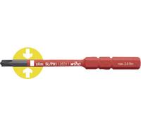 Wiha Embout SoftFinish electric slimBit VDE fente/PZD 1x75mm PlusMinus slimBit WIHA Quantité:1