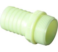 Embout polyamide mâle 33 x 42 tuyau ø 30 Blanc| Boutté