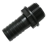 Embout polypropylène mâle 33 x 42 tuyau ø 30 Noir| Boutté