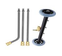Embout pour nettoyeur haute pression avec adaptateur 276 | Balai nettoyeur haute pression 40 cm pour châssis, béton, terrasse, sol, jardin et machine à laver