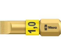 Embout pour vis à tête fendue 5.5 mm Wera 05 056172 001 Acier à outils allié, revêtement diamanté Forme (embouts): D 6.3