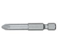 Embout Pozidriv Standard guide 1/4" long, idéal pour vis PZ, offre un meilleur couplage et une réduction des glissements.