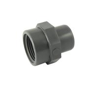 Embout PVC pression à coller mâle 40 mm, femelle à visser 26x34