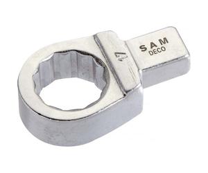 Embout rectangulaire 9X12 à œil déporté - ouverture 17 mm SAM OUTILLAGE