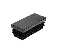 Embout rentrant tube rectangulaire plastique 100x50mm noir - - 19-100X50