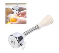 Embout Robinet Cuisine Rotatif à 360°, Aérateur de Robinet, Brise Jet Robinet Cuisine, Economiseur D'eau pour Robinet, Adaptateur Universel pour Lavage Vaisselle et Usages Domestiques Quotidiens