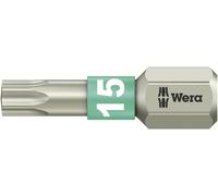 Embout Torx T 15 Wera 05071033001 acier inoxydable Forme (embouts): D 6.3