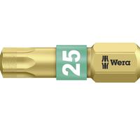 Embout Torx T 25 Wera 05 066106 001 Acier à outils allié, revêtement diamanté Forme (embouts): D 6.3