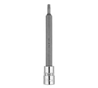 Embout TORX TX15 sur douille 1/4", long, 87 mm