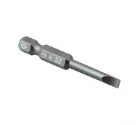 Embout Tournevis Fente 50mm Queue Hexagonale 6.35mm(SL4.0) | Résistance à la , traitement thermique, queue hex 6.35mm, fixation ferme, usage intensif