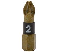 Wera Embout 855/1 BTH 1/4 po. PZD 2 L. 25 mm BiTorsion, extra-dur WERA Quantité:10