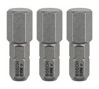 Embouts 6 pans T8L25 sachet de 3 Bosch