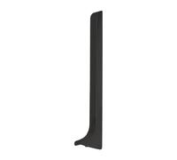 Embouts à droite Plinthe aluminium noir mat (H= 60 mm)