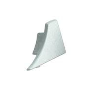 Embouts à droite pour profilé de raccordement mural T-COVE argent (H= 11 mm)