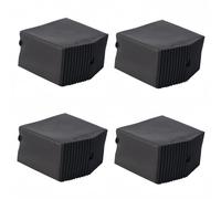 Embouts antidérapants pour pieds d'échelle, 4 pièces, pour profil 25x50 mm, couleur noire