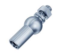 Embouts ChellexX pour rotule (M8 - M8, 18 mm) - Pièces d'extrémité axiale pour vérins à gaz Stabilus (M8 - M8, 18 mm)